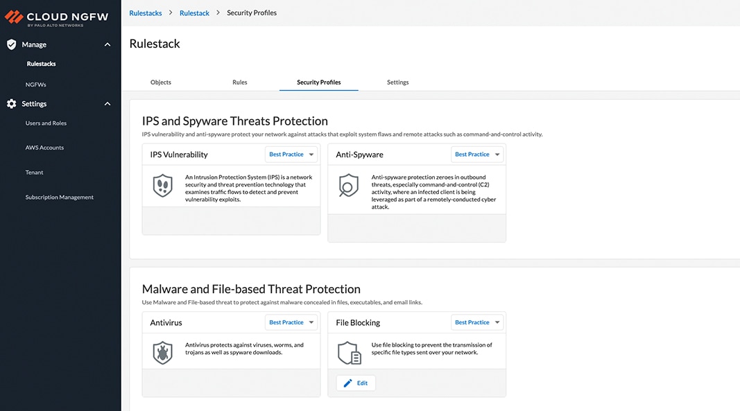 Misez sur une intégration facile à AWS Firewall Manager