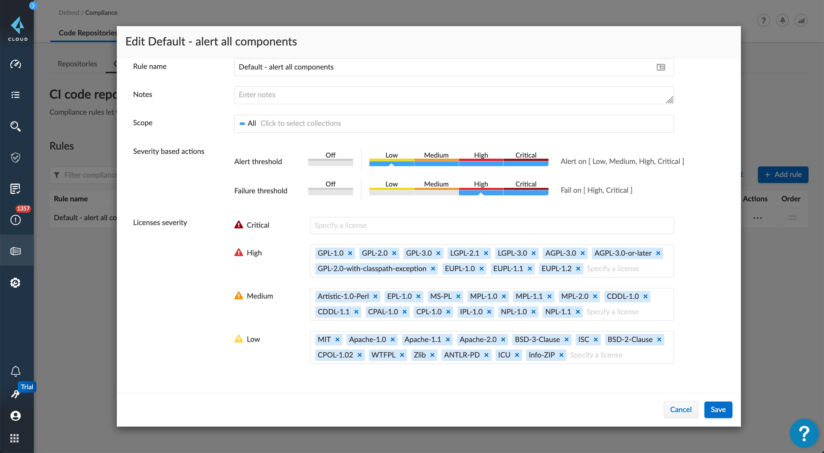 Conformité des licences open-source