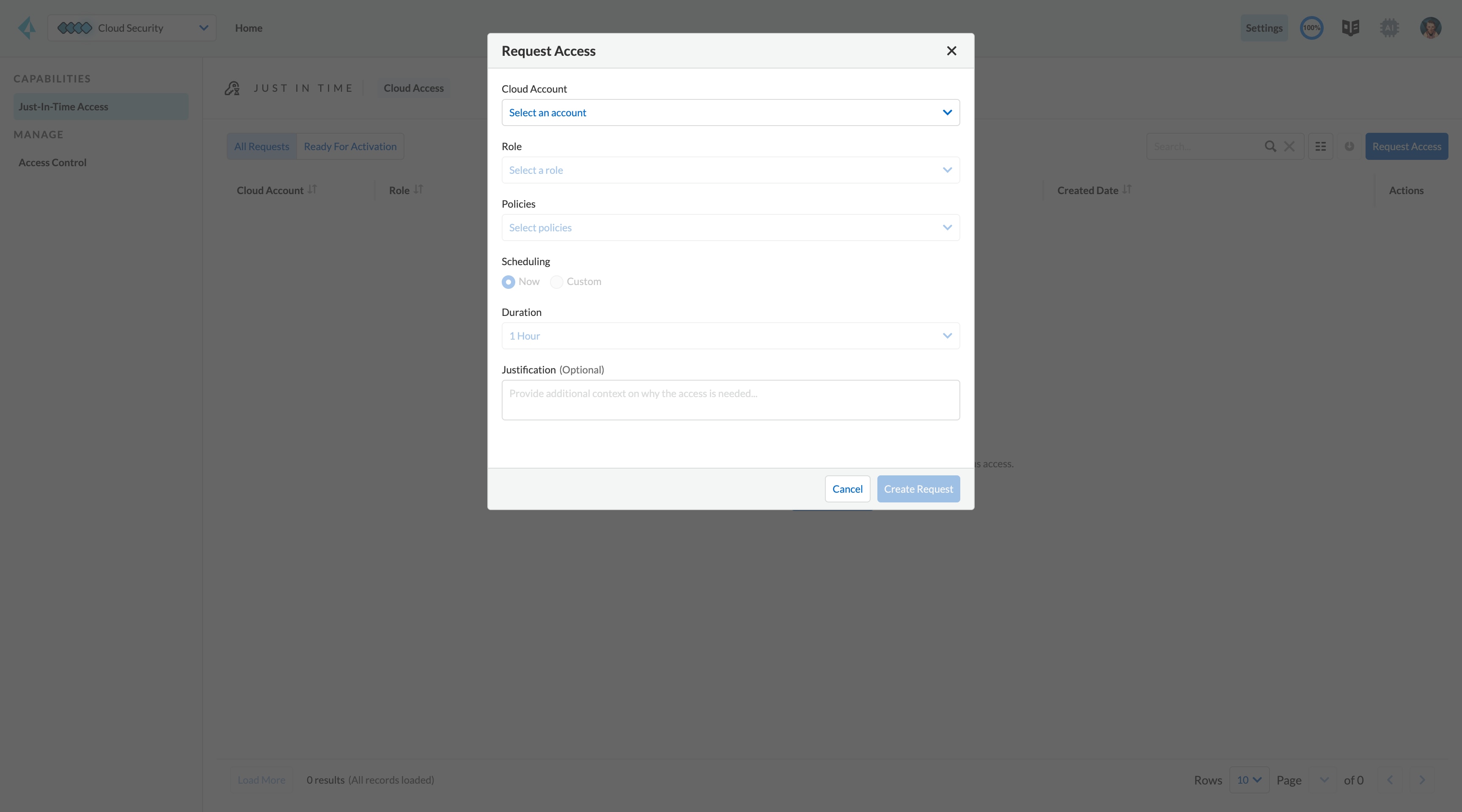 Accès JIT (Just-in-Time)
