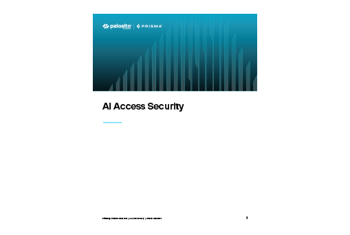 Fiche technique AI Access Security