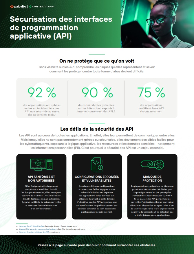 Sécurisation des interfaces de programmation applicative (API)