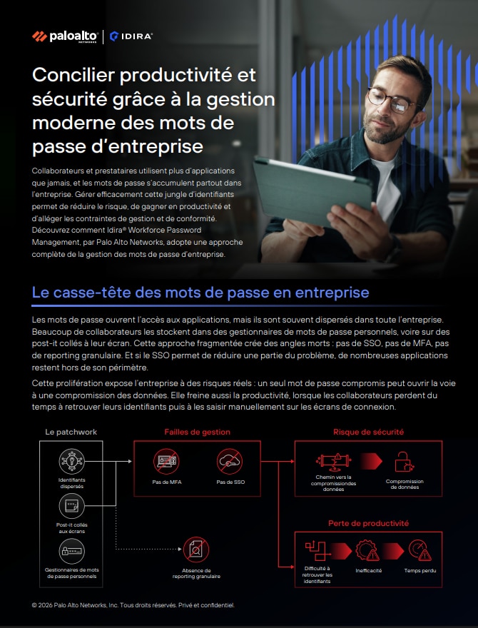 Concilier productivité et sécurité grâce à la gestion moderne des mots de passe en entreprise